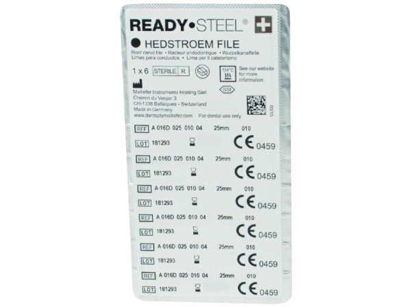 Hedström files 16D 10 25mm 6pcs
